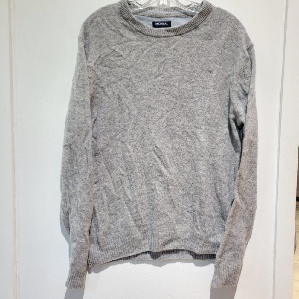 Pure Lambswool Sweater Grey